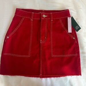 Target RED skirt